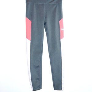 Girl's Nike Dri-Fit Trophy Training Gray Leggings - Size Medium 🌸 (Host Pick)